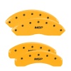 MGP 4 Caliper Covers Engraved Front & Rear MGP Yellow finish black ch thumbnail 8