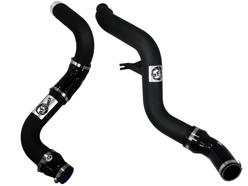 BladeRunner 3 IN Aluminum Hot and Cold Charge Pipe Kit Black