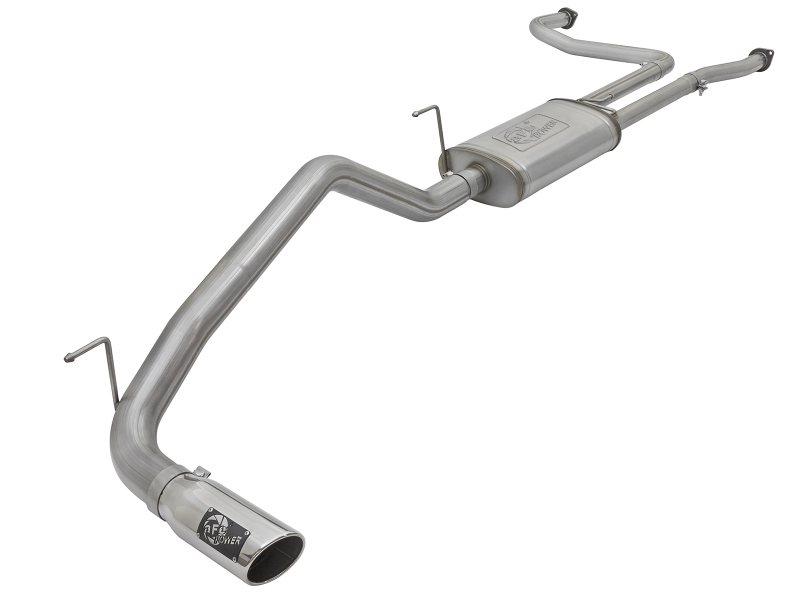 aFe MACH Force-Xp 2-1/2in Cat-Back Exhaust System w/ Polished Tip 16-17 Nissan Titan XD V8 5.6L thumbnail 2
