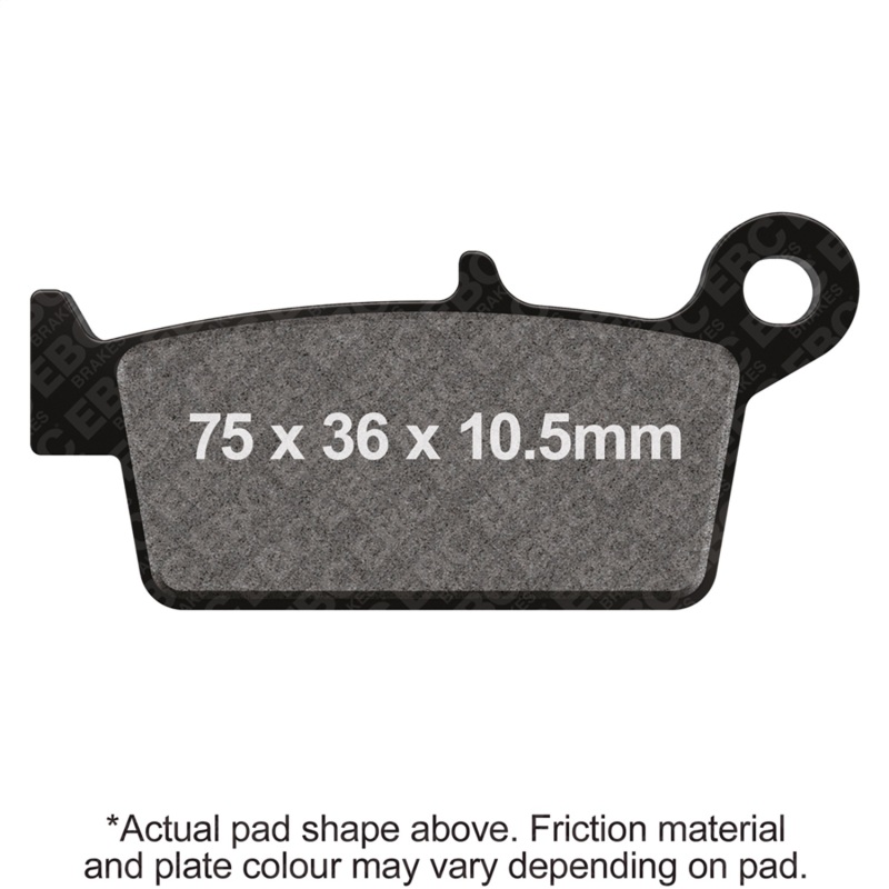 EBC 92-95 Honda CR 80 R Rear Left/Right Sintered MXS Series Brake Pads
