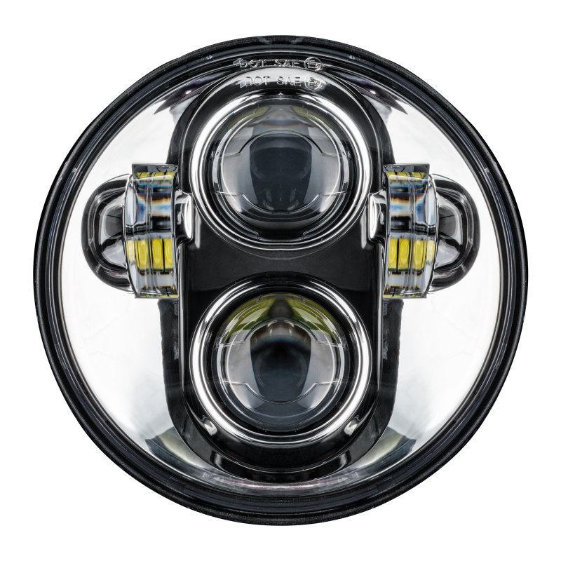 Oracle 5.75in 40W Replacement LED Headlight - Chrome thumbnail 2
