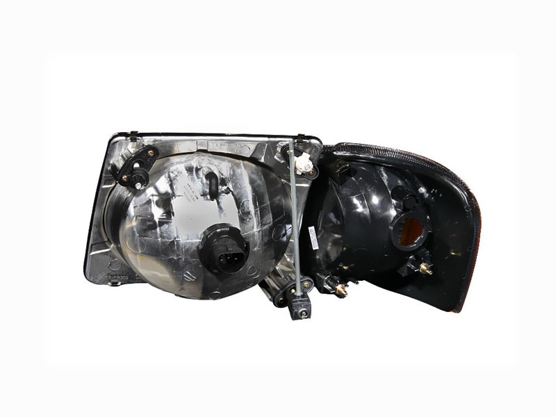 ANZO 2001-2005 Ford Explorer Crystal Headlights Black thumbnail 7