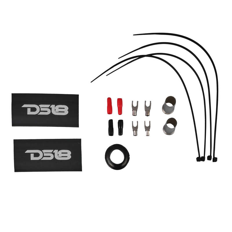 DS18 0-GA Amplifier Install Kit Advance- Red thumbnail 3