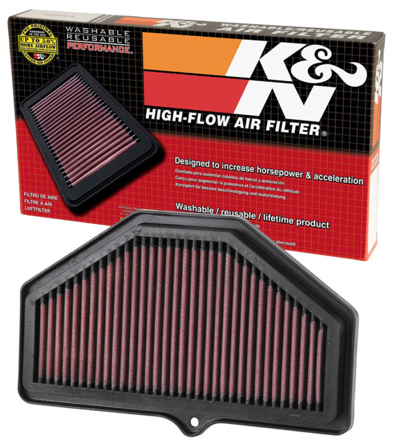 K&N 04-05 Suzuki GSXR600/GSXR750 Replacement Air Filter thumbnail 7