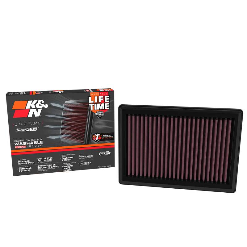 K&N Replacement Air Filter Kia Carnival L4-1.6L F/I 2025 thumbnail 3