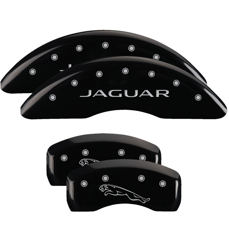 MGP 4 Caliper Covers Engraved Front & Rear MGP Black finish silver ch thumbnail 2