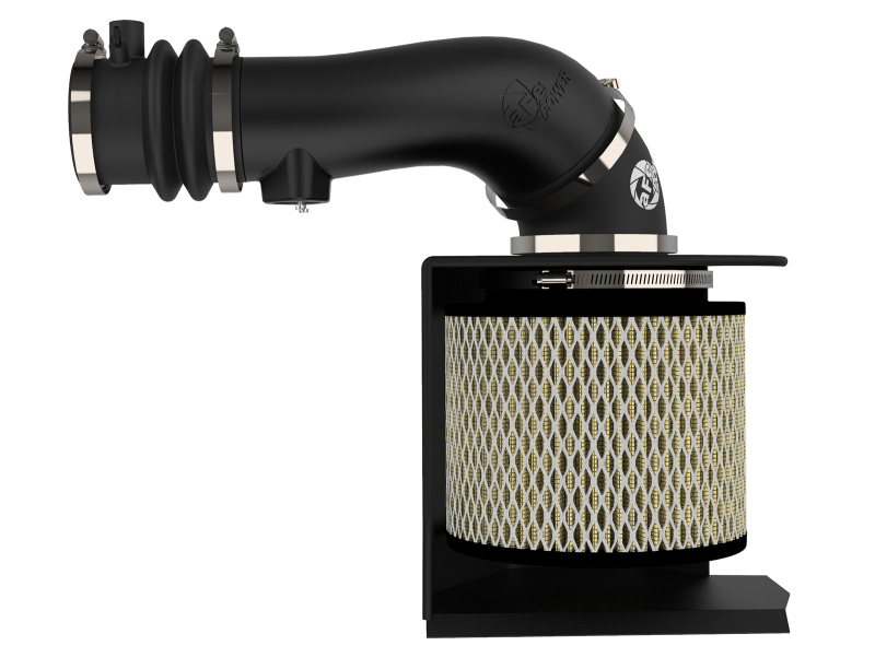 aFe Magnum Force Stage 2 Pro GUARD 7 Air Intake Systems 54-13012G Kit, 7, Polyethylene Tube, Black, Cotton/Synthetic Blend Filter, Gold, for Nissan, Kit thumbnail 7