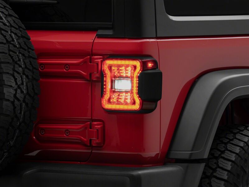 Raxiom 18-26 Jeep Wrangler JL LED Tail Lights- Clear Housing- Clear Lens thumbnail 5