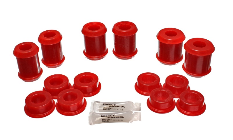 Energy Suspension 04-09 Cadillac XLR/XLR-V / 97-12 Corvette Red Rear End C/A Bushing Set thumbnail 3
