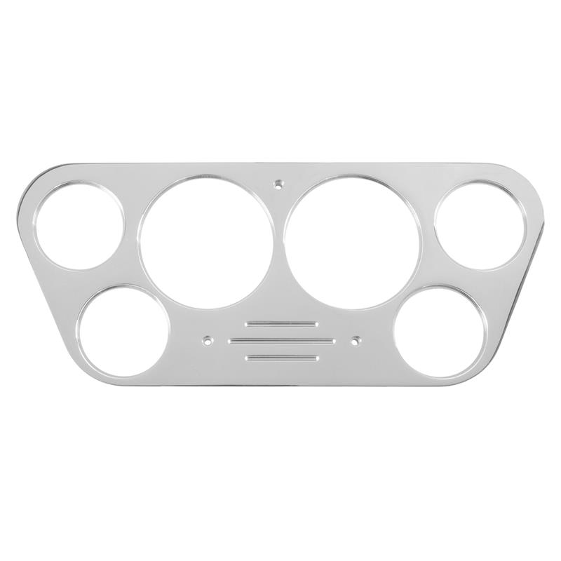 DASH PANEL, FORD TRUCK 53-55, 2 X 3-1/8", 4 X 2-1/16", BILLET