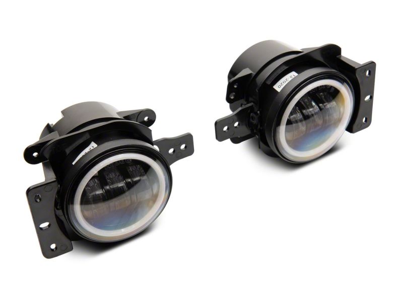 Raxiom 07-23 Jeep Wrangler JK & JL 20-23 Jeep Gladiator JT Axial Series LED Fog Lights w/ Halo thumbnail 6