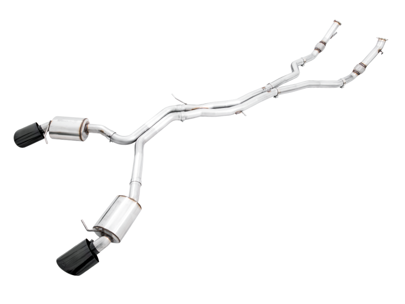 AWE Tuning Audi B9 RS 5 Sportback Touring Edition Exhaust-Non Resonated- Diamond Black RS Style Tips thumbnail 3