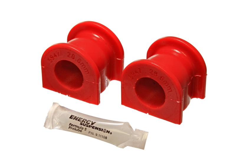 Energy Suspension 00-09 Honda S2000 Red 26.5mm Front Sway Bar Bushing Set thumbnail 2