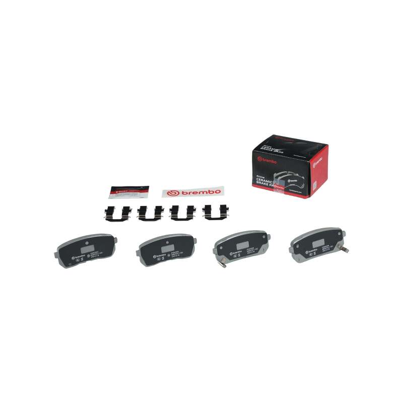 Brembo 07-10 Kia Sedona/ Hyundai Veracruz Rear NAO Brake Pad thumbnail 2
