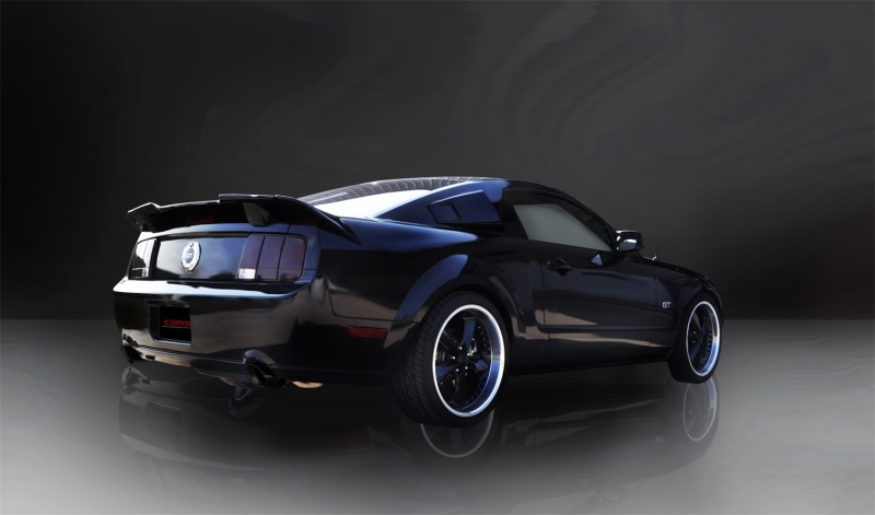 Corsa 2005-2010 Ford Mustang Shelby GT500 5.4L V8 Black Sport Axle-Back Exhaust thumbnail 4