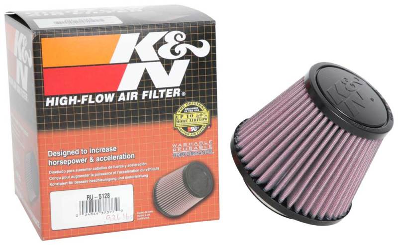 K&N Universal Tapered Filter 2.75in Flange ID x 5.0625in Base OD x 3.5in Top OD x 4in Height thumbnail 4