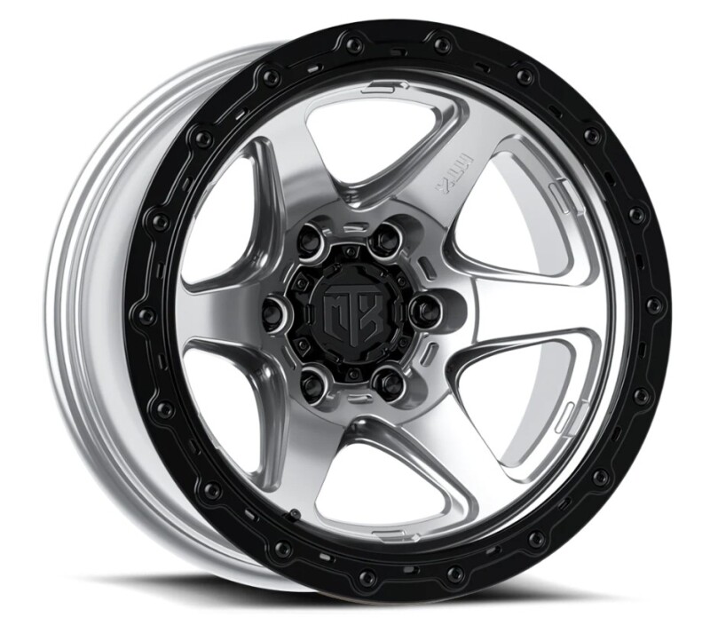 MTX Spitfire 6 Machined w/Black Ring 20x10in / 6x139.7 BP / -18mm Offset / 106.1mm Bore