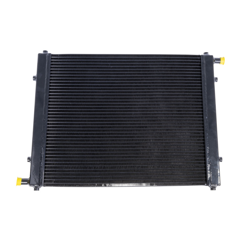 Edelbrock Heat Exchanger Single Pass Single Row 31 000 Btu/Hr 22In W X 16 5In H X 1 5In D Black