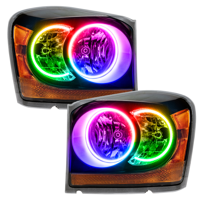 Oracle 04-06 Dodge Durango SMD HL - Black - ColorSHIFT w/o Controller