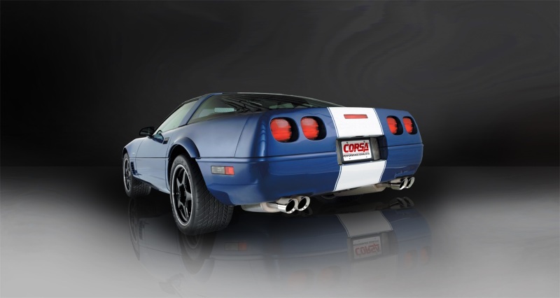 Corsa 1996-1996 Chevrolet Corvette C4 5.7L V8 LT4 Polished Sport Cat-Back Exhaust thumbnail 7
