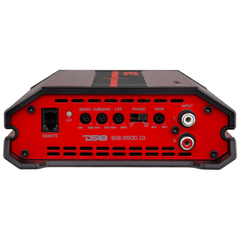 DS18 1-Channel SXE Amplifier Class D 800/1ohm 600/2ohm 300/4ohm Watts RMS- Red thumbnail 3
