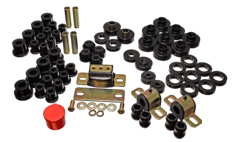 Energy Suspension 76-79 Jeep CJ/CJ7 Black Hyper-Flex Master Bushing Set thumbnail 4