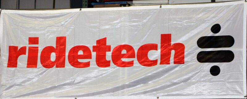 RideTech Banners 82009002 Banner, RideTech, White, 8 ft. x 3 ft., Each thumbnail 2