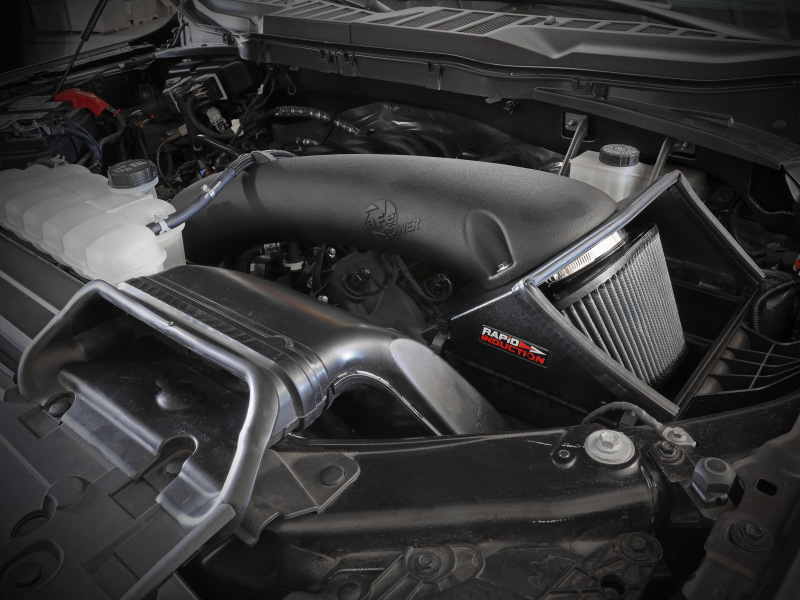 aFe Rapid Induction Cold Air Intake System w/Pro DRY S Filter 2021+ Ford F-150 V8-5.0L thumbnail 5