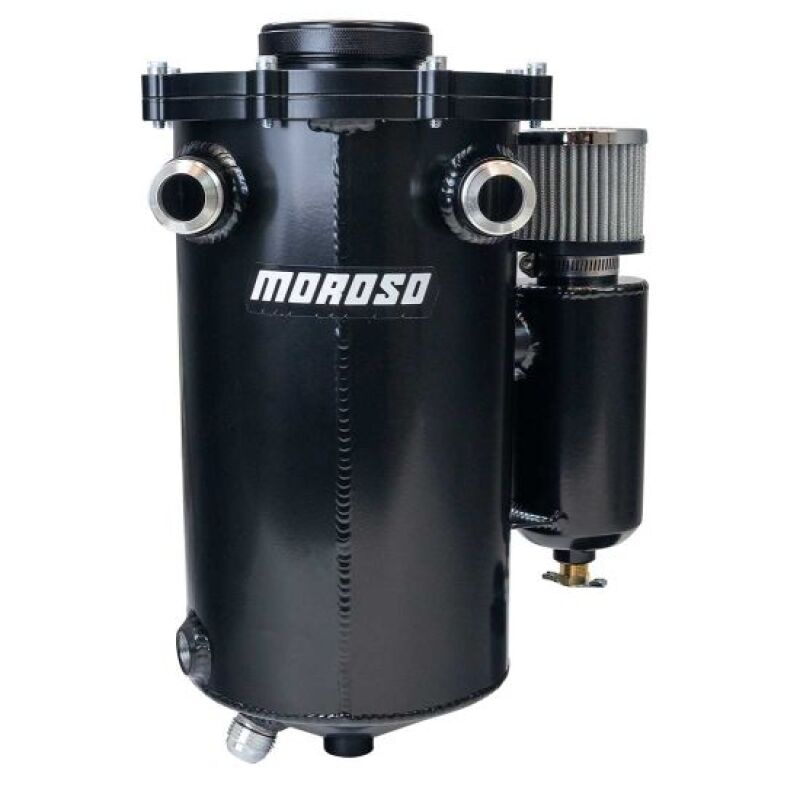 Moroso Pro Mod 7in Diameter 7qt Black PC Dry Sump Tank