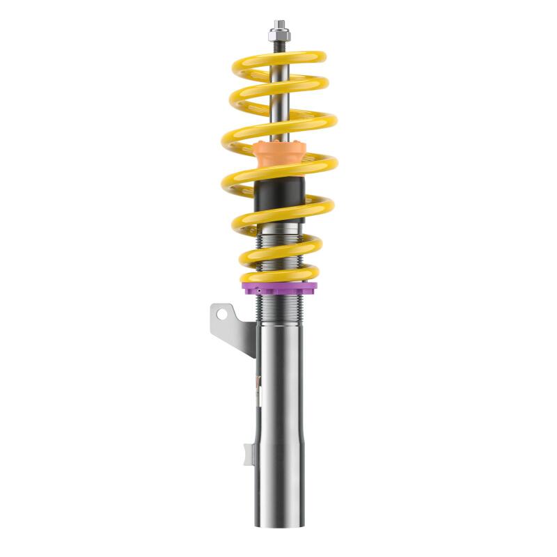 KW Variant 1 Coilover Kits 1028000R Kits, 1, 0.6 - 1.8 in. Lowered Front, 0.8 - 2.0 in. Lowered Rear, Natural/Purple Shocks, Yellow Springs, Volkswagen, Kit thumbnail 9
