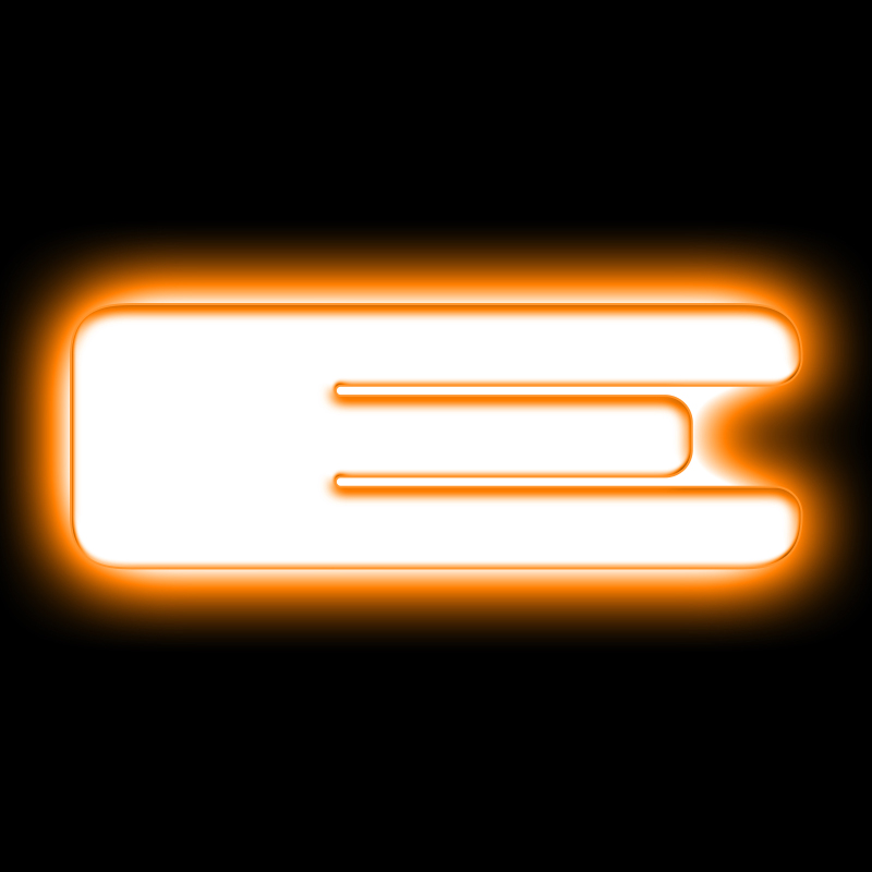 ORACLE Lighting Universal Illuminated LED Letter Badges - Matte Wht Surface Finish - E thumbnail 2