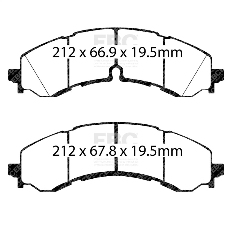 EBC Ultimax2 Brake Pad Sets