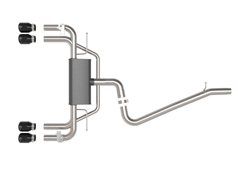 aFe MACH Force XP 3in-2.5in 304SS Exhaust Cat-Back 15-20 Audi S3 L4-2.0L (t) - Black Tips thumbnail 8