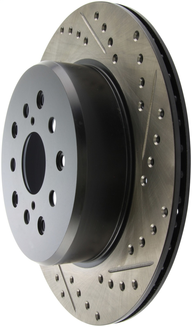 StopTech 5/93-98 Toyota Supra Left Rear Slotted & Drilled Rotor thumbnail 6