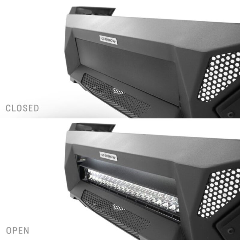 Go Rhino 24-26 Toyota Tacoma (4dr) (w/o TRD Skid Plate) Element Front Bumper w/ Power Bar - Tex. Blk thumbnail 6