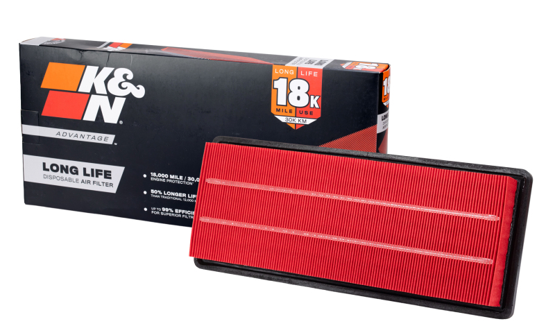 K&N Universal Air Filter 4in Flg 7-1/2in B 4-1/2in T 8in H Gen 3 thumbnail 3