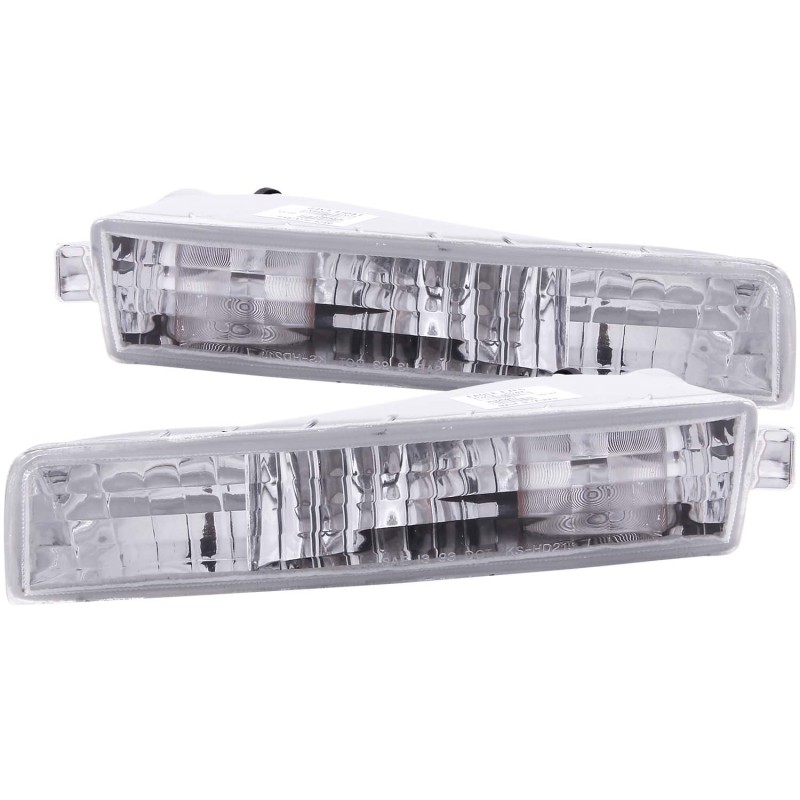 ANZO 1997-2001 Honda Prelude Euro Parking Lights Chrome thumbnail 3
