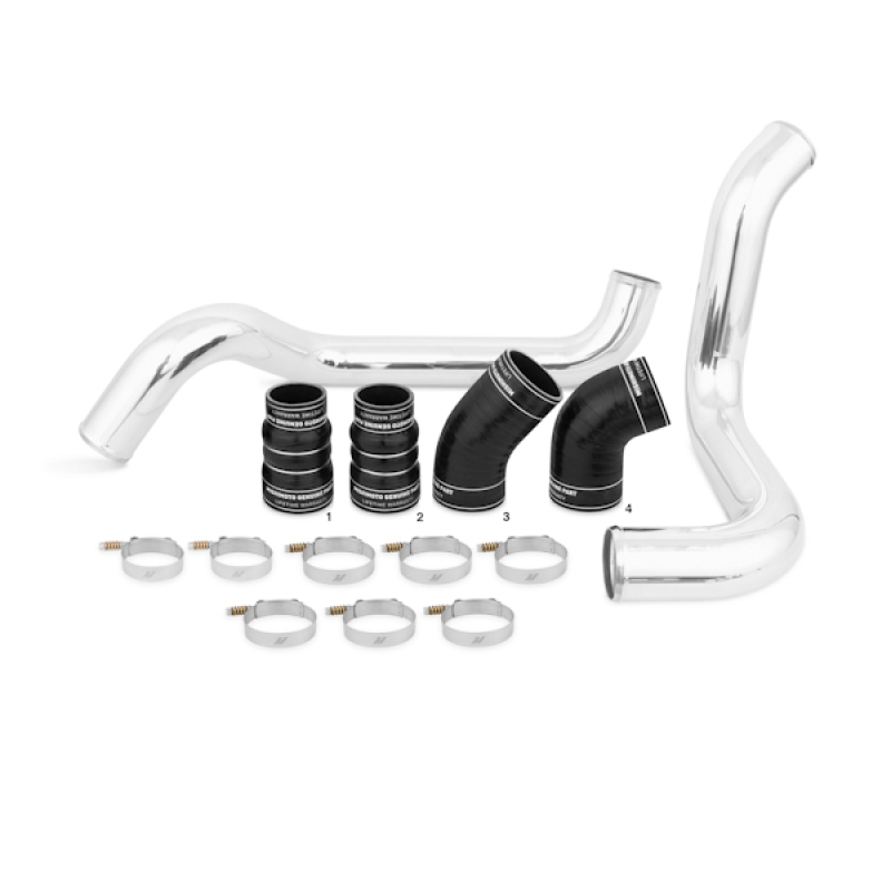 Mishimoto MMINT-DMAX-02KSL Intercooler Kit, Silver/Polished, fits Chevrolet/GMC 6.6L Duramax 2002-2004.5