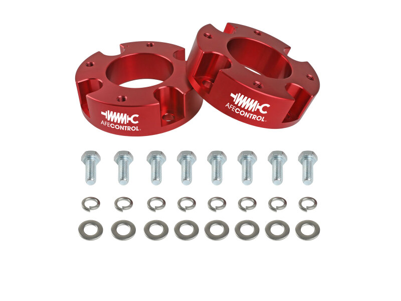 aFe CONTROL 2.0 IN Leveling Kit 07-21 Toyota Tundra - Red thumbnail 5