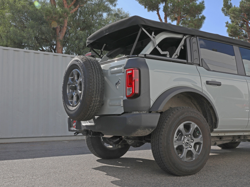aFe Apollo GT 3in 409 SS Cat-Back Exhaust 2021 Ford Bronco L4-2.3L (t)/V6-2.7L (tt) w/ Black Tip thumbnail 7