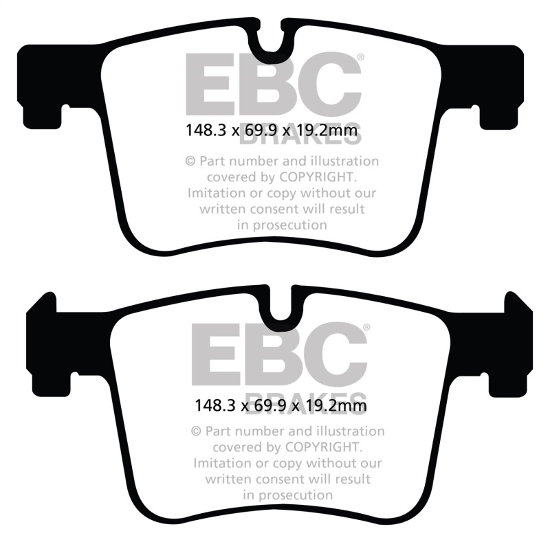 EBC S12 Brake Pad and Rotor Kit (1x ebcRK1808, 1x ebcDP32105C) thumbnail 6
