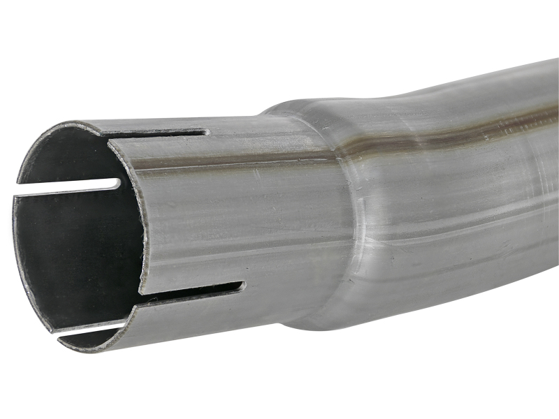 aFe Twisted Steel 2in Stainless Steel Loop Delete Down-Pipe 2018+ Jeep Wrangler (JL) V6 3.6L thumbnail 8