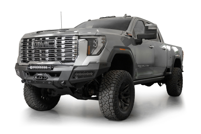 Addictive Desert Designs 24+ GMC 2500/3500 Phantom Front Bumper w/Winch- Hammer Black thumbnail 5