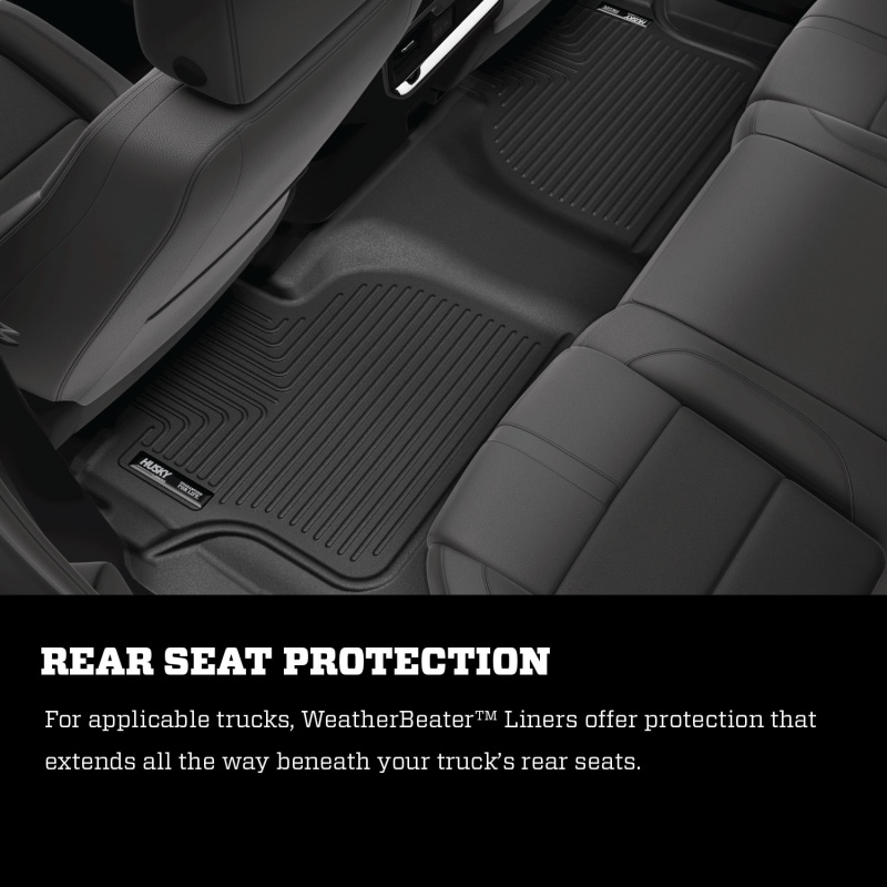 Husky Liners 23-24 Honda CRV Weatherbeater Black Front & 2nd Seat Floor Liners thumbnail 6