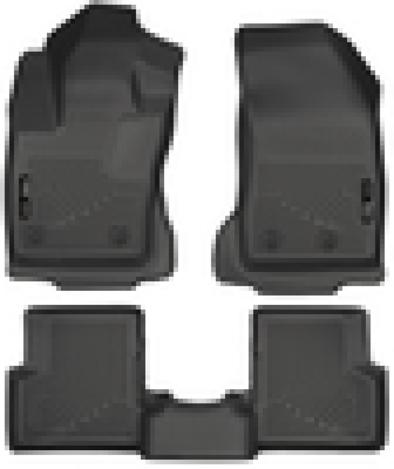 Husky Liners 2015 Jeep Renegade Weatherbeater Black Front and Second Row Floor Liners thumbnail 2