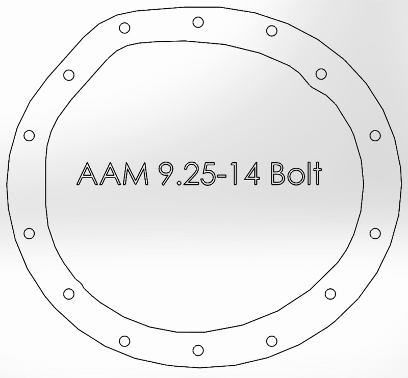 aFe Front Differential Cover (Raw; Street Series); Dodge Diesel Trucks 03-12 L6-5.9/6.7L (td) thumbnail 3