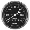 Auto Meter Gauge Speedo. 3 3/8in 120mph Elec. Prog. w/ Wheel Odo Old Tyme Black thumbnail 6