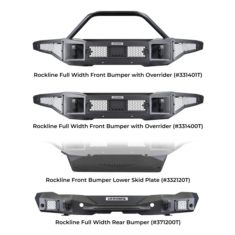 Go Rhino 21-24 Ford Bronco (Excl. Sport) Rockline Front Bumper Lower Skid Plate thumbnail 7