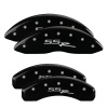 MGP 4 Caliper Covers Engraved Front & Rear SSR Black finish silver ch thumbnail 8