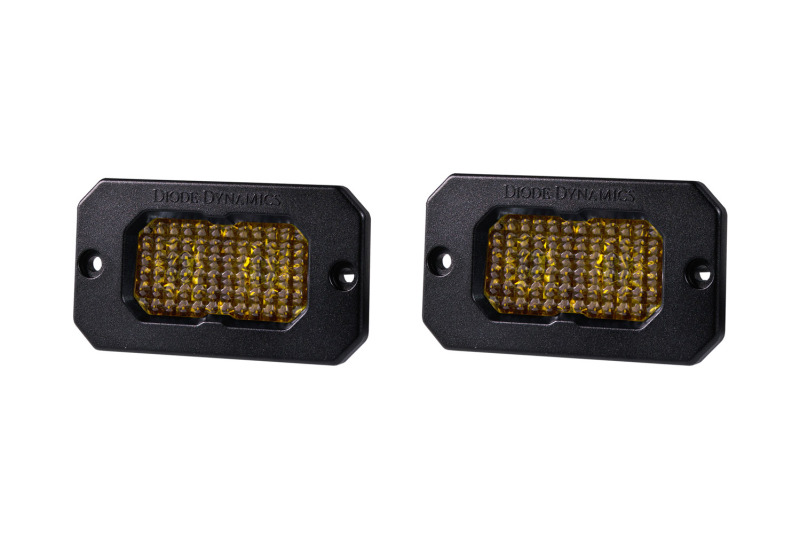 Diode Dynamics Stage Series 2 In LED Pod Sport - Yellow Flood Flush ABL (Pair) thumbnail 7